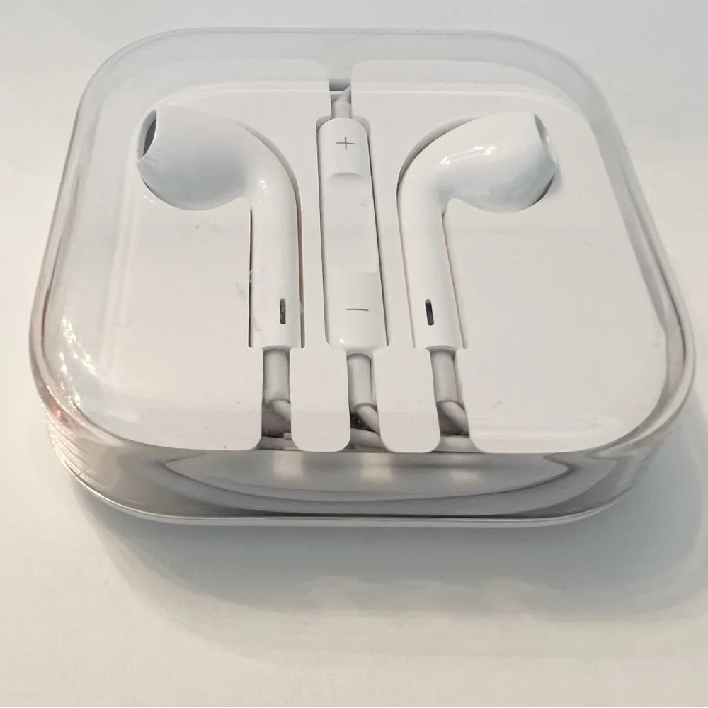 APPLE IPHONE EARPODS EARBUDS 3.5 HEADPHONE PLUG SMART PHONE ACCESSORY W…